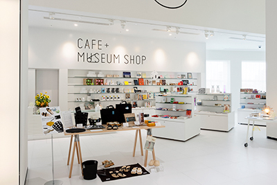 museumshop an cafe