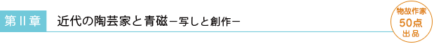 第II章　近代の陶芸家と青磁